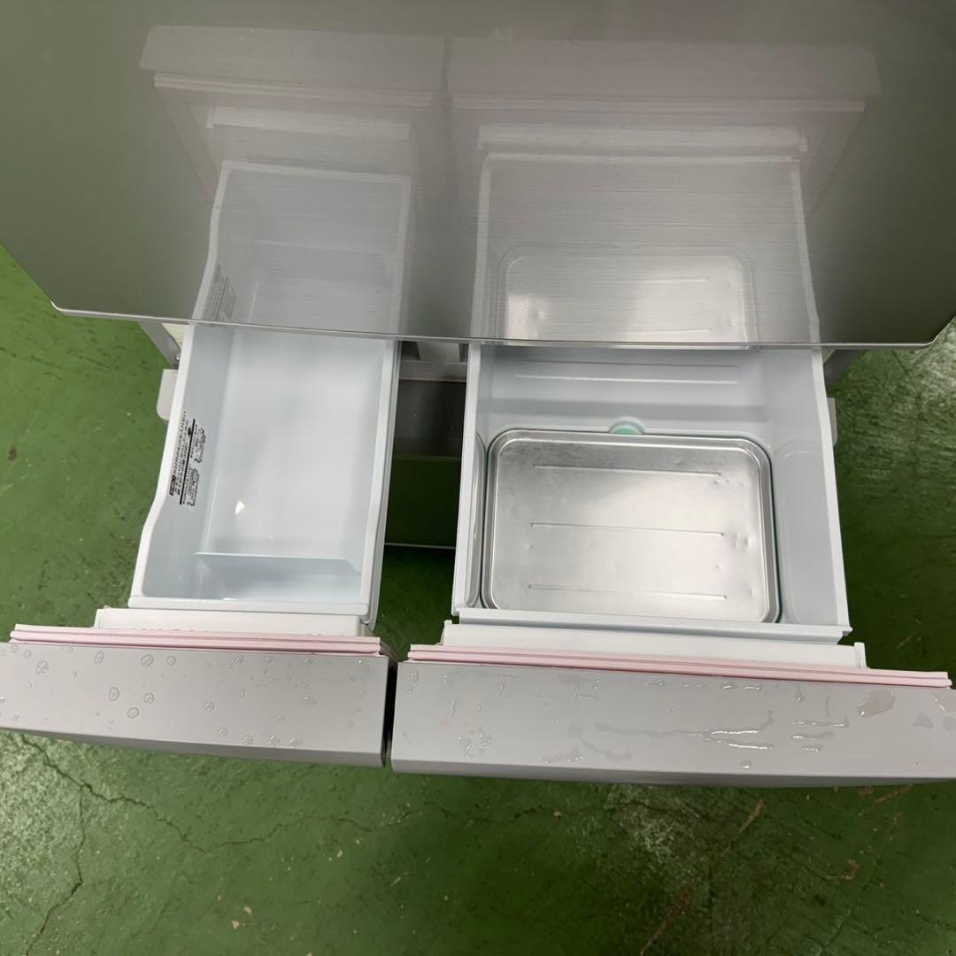 230 東芝 大型冷蔵庫 400L強 右開き 自動製氷 5ドア シルバーカラー