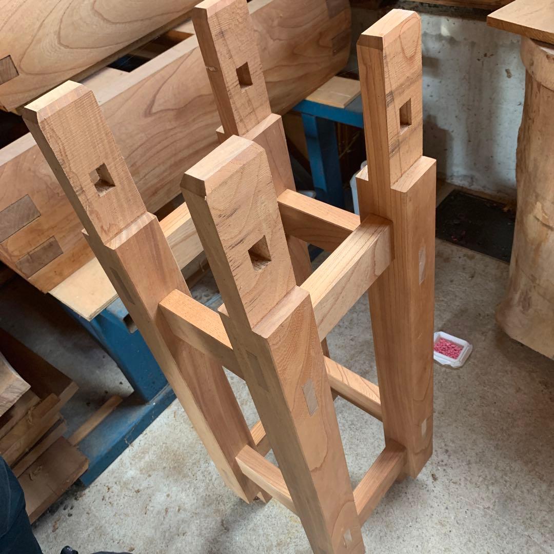 神輿　みこし　土台と柱