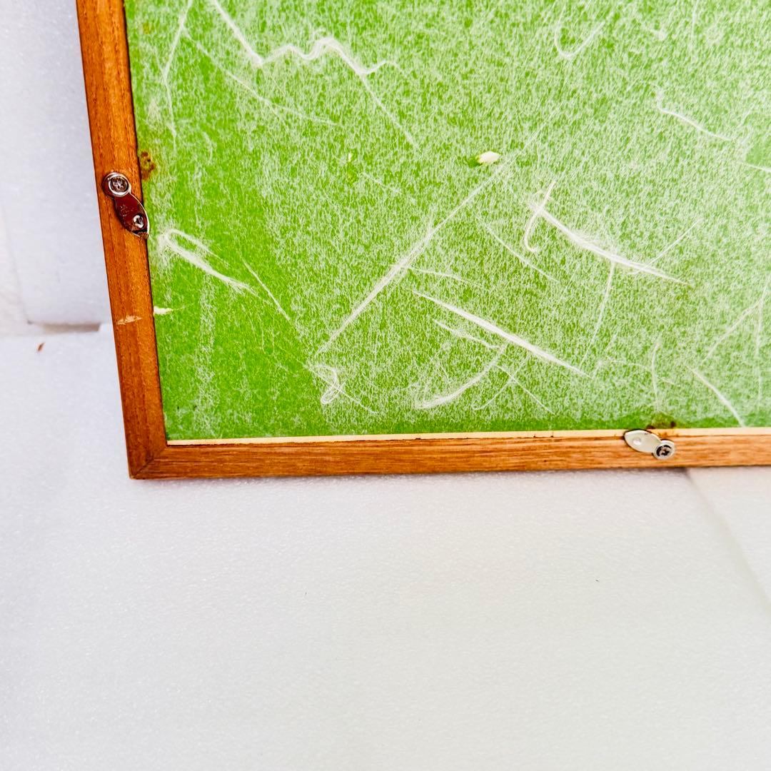 【希少・箱根】伝統工芸 木象嵌 椿図 長澤正秀作 高級木製額入 寄木細工　ツバキ