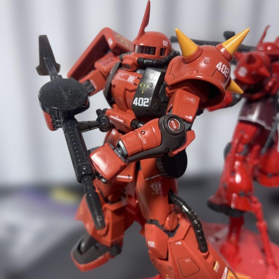 【美】MG1/100シャア専用ザクⅡ MGジョニーライデン専用ザクⅡ２体セット