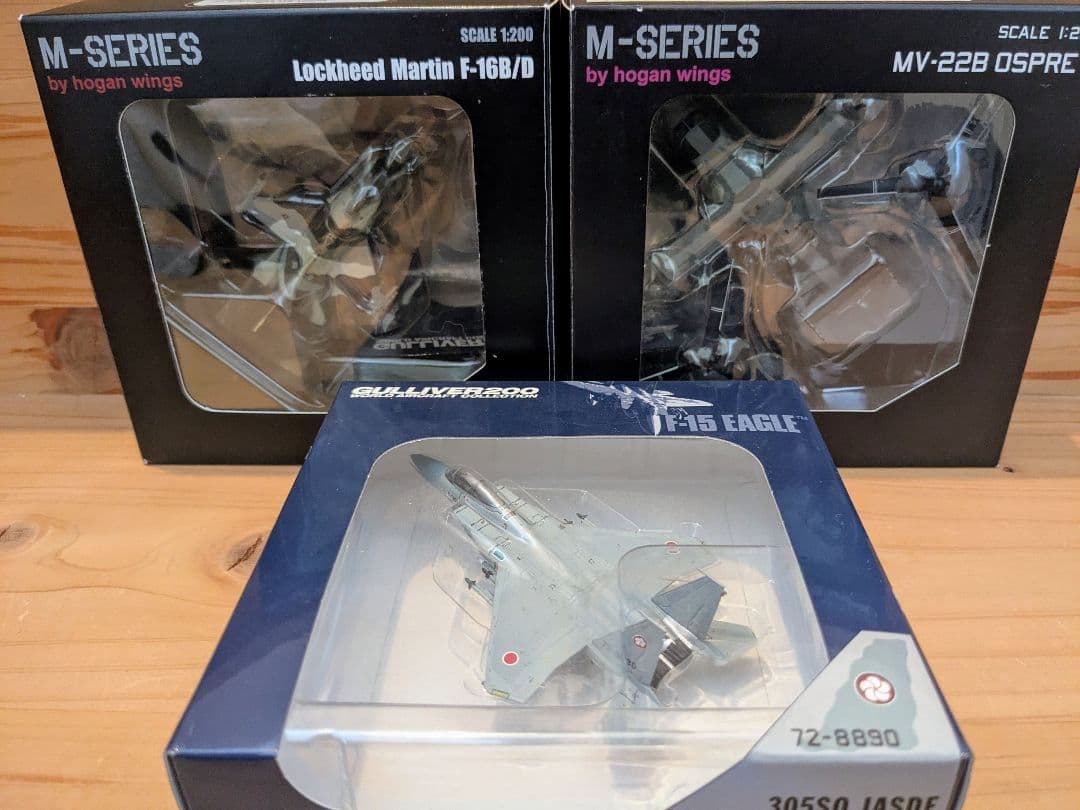 F-15 F-16 オスプレイ F16 F15　1/200　F22 F35