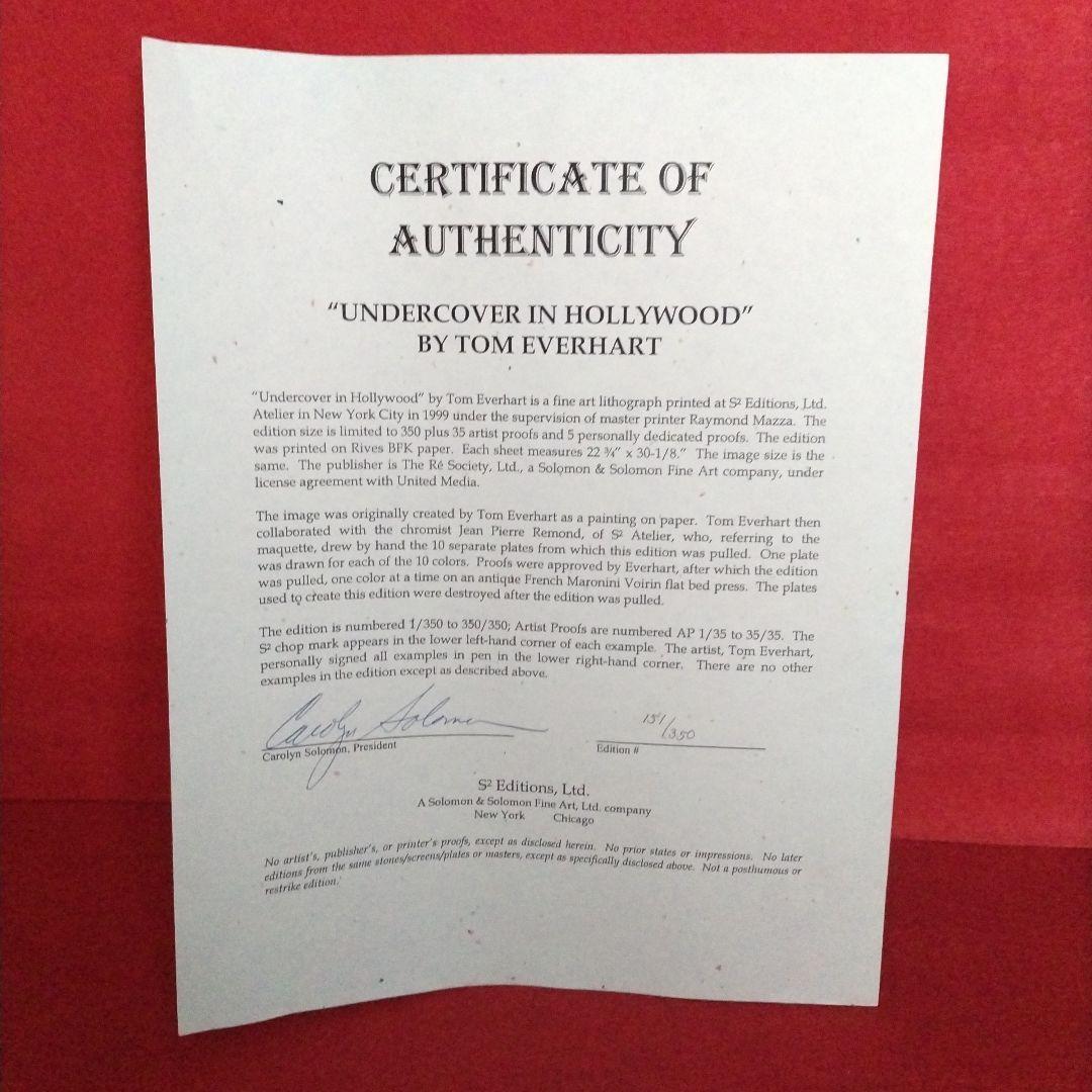 【真作保証】トムエバハート 保証書付『スヌーピー』リトグラフ 値下げしました