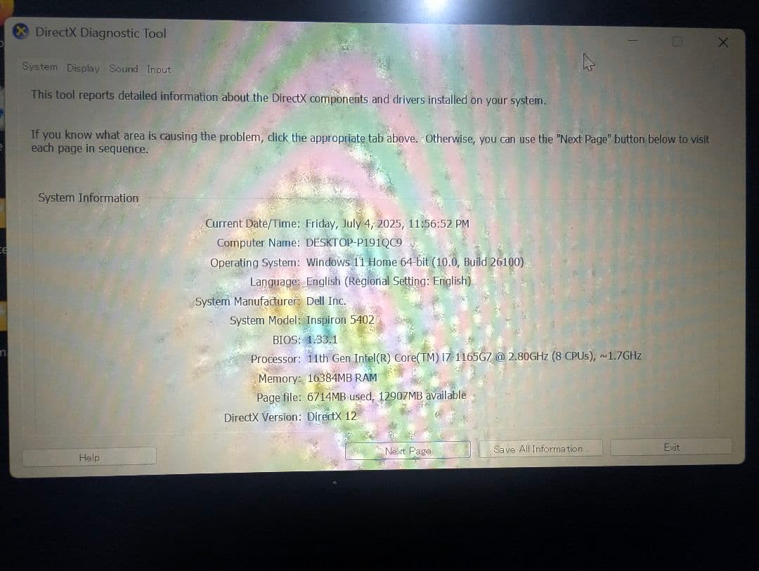 Dell Inspiron パソコン Intel Core 16gb 1TB