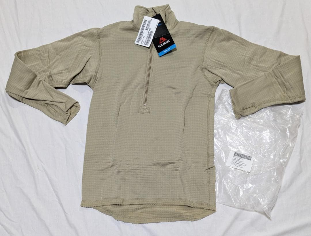 米軍実物ECWCS Level2防寒G3ポーラテック グリッドフリースシャツXS