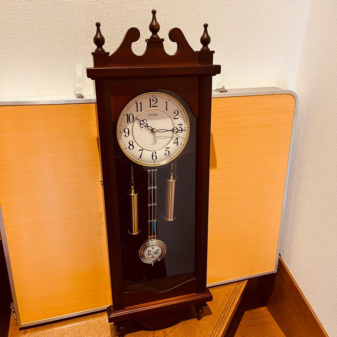 CITIZEN 振り子時計 ストロークN 報時付き 4MJ807-N06