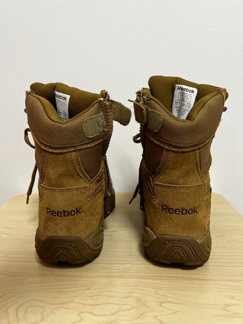 ミリタリーブーツ ブラウン スエード