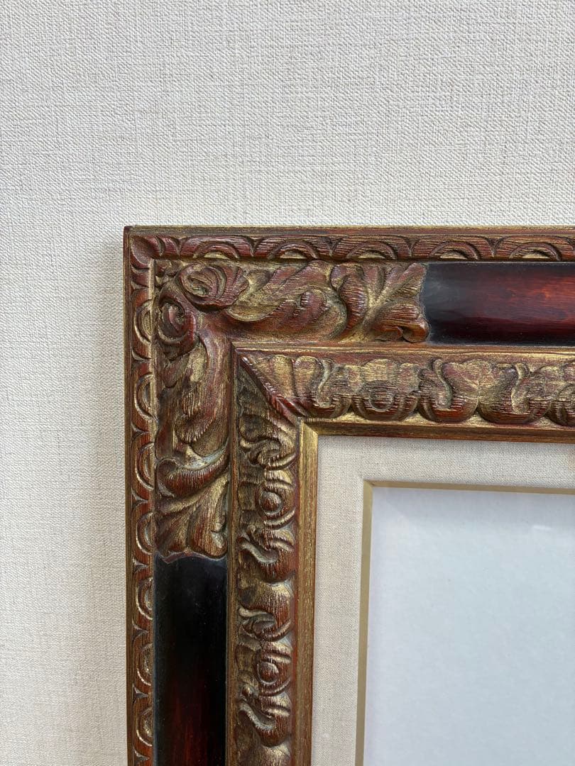 特大額縁　F15 ゴージャス手彫りの彫刻のアートフレーム