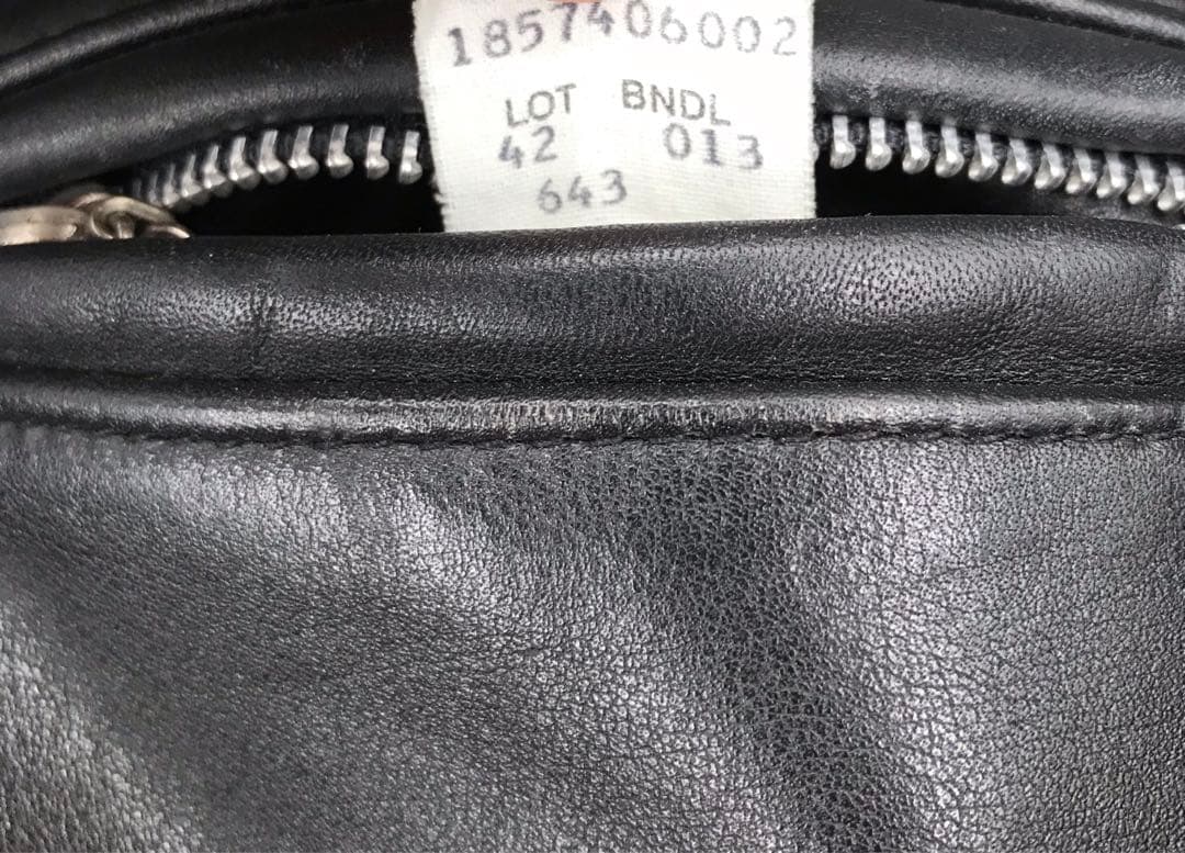 Schott 643　ライダースジャケット　42　ブラック　牛革