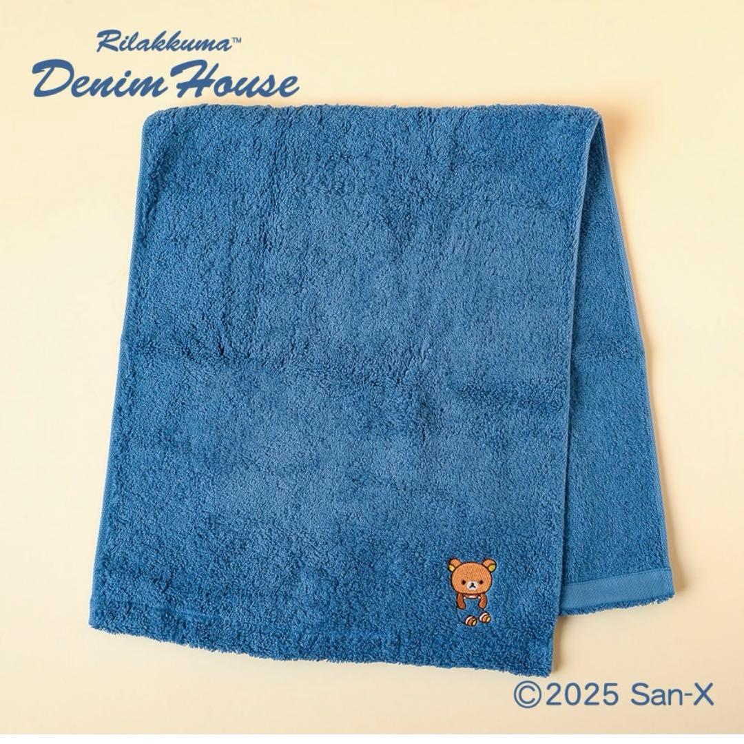 新品【デニムハウス倉敷限定】フェイスタオルリラックマ&コリラックマ&キイロイトリ