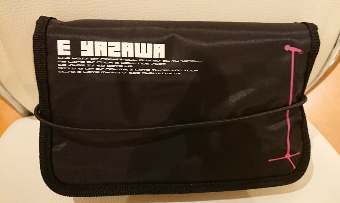 矢沢永吉 トラベルポーチ ピンクマイクデザイン 新品 未使用