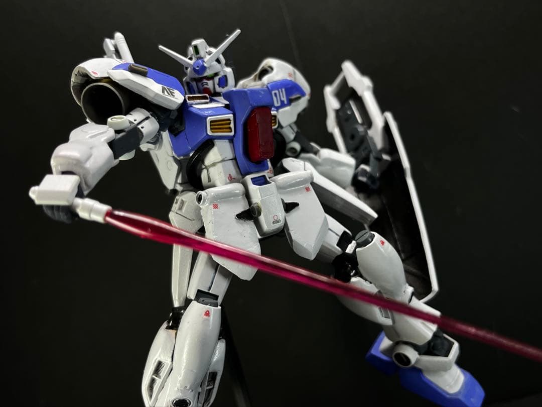 改造ガンプラ　塗装済み完成品　hg ガンダム試作4号機　GP04 ガーベラ