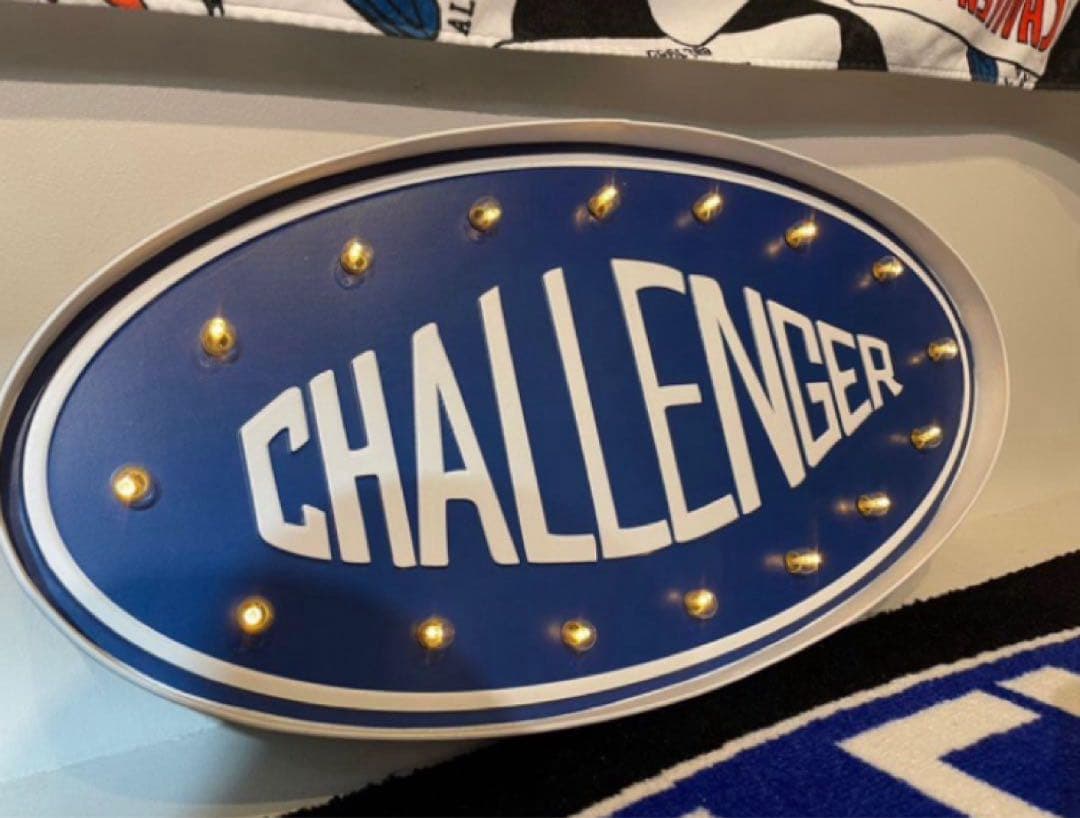 小物 CHALLENGER/LIGHTNING SIGNBOARD LED