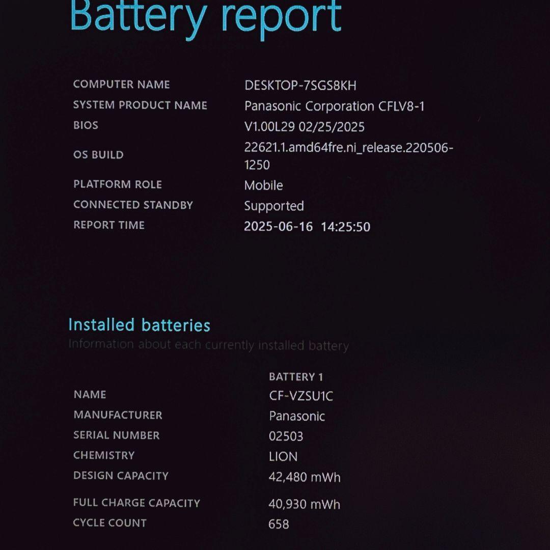 Let's note LV8 第8世代 i5 8G SSD FHDノートパソコン