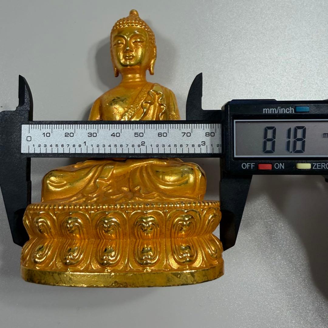 鎏金釈迦牟尼坐像　旧蔵