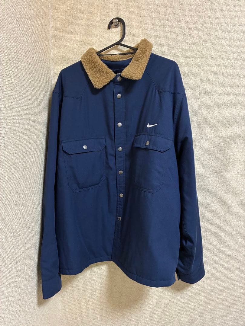 Nike SB ボア襟ジャケット XXL ネイビー