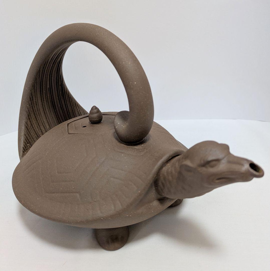 神亀酒器　沈壽官十五代　薩摩焼 共箱