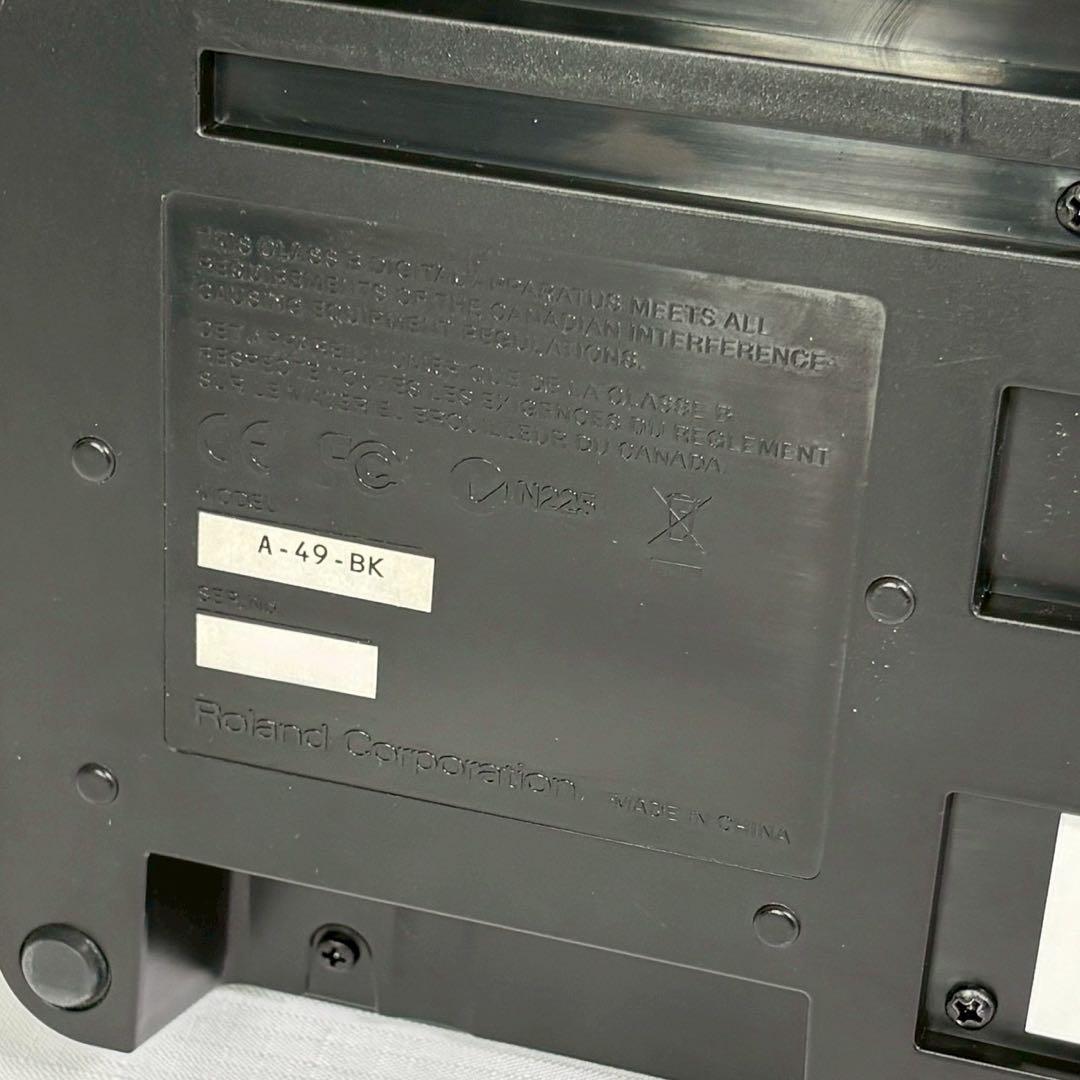 ローランド MIDIキーボードコントローラー A-49 ブラック 49鍵 BK