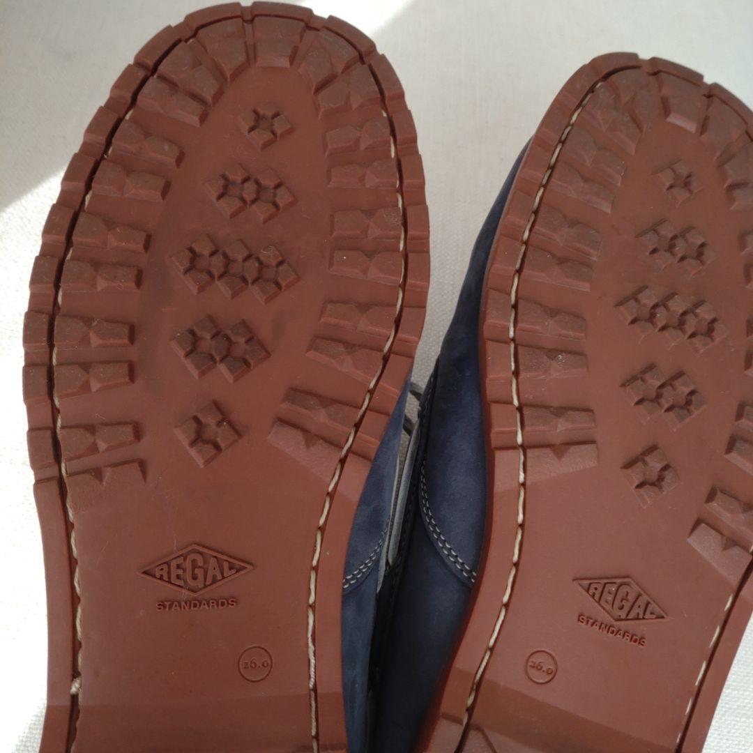 REGAL 　Mensブルーグレー デッキシューズ