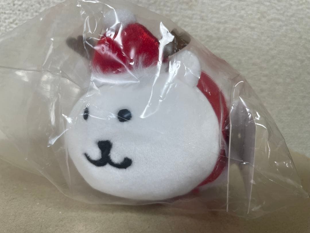 自分ツッコミくま　ごろごろぬいぐるみS くまサンタ