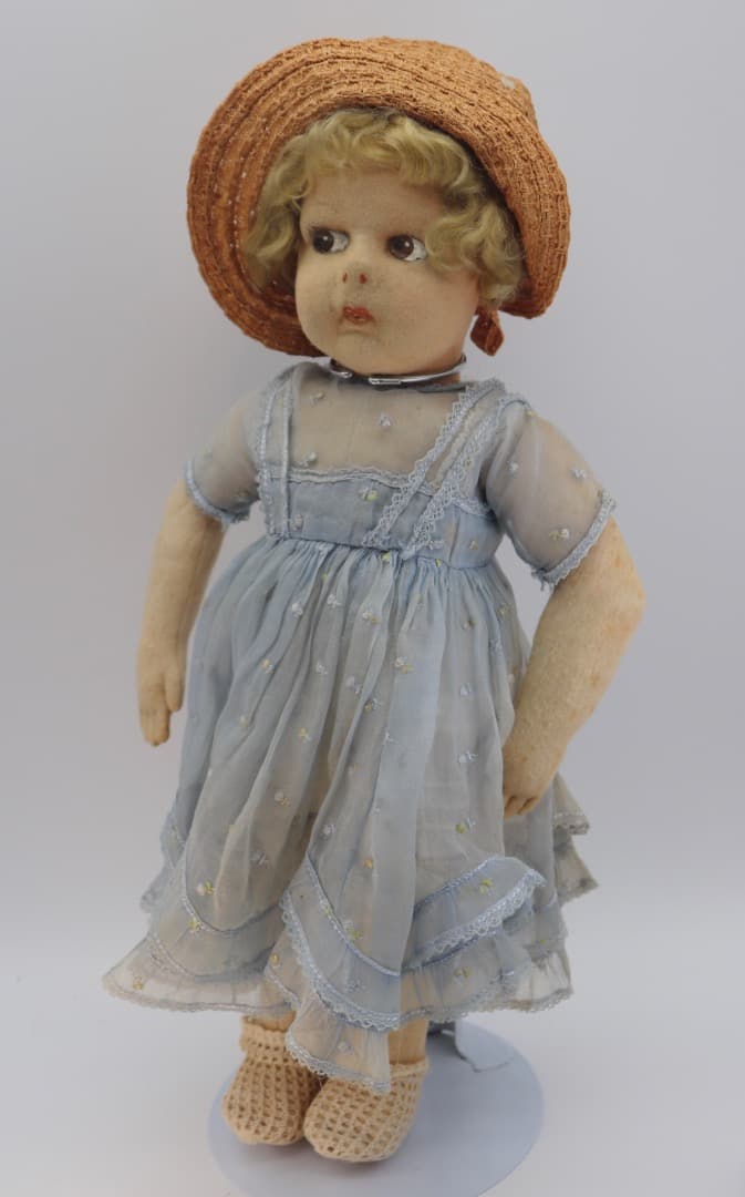 アンティーク・レンチ・ドール 45cm 虫喰いあり LENCH DOLL