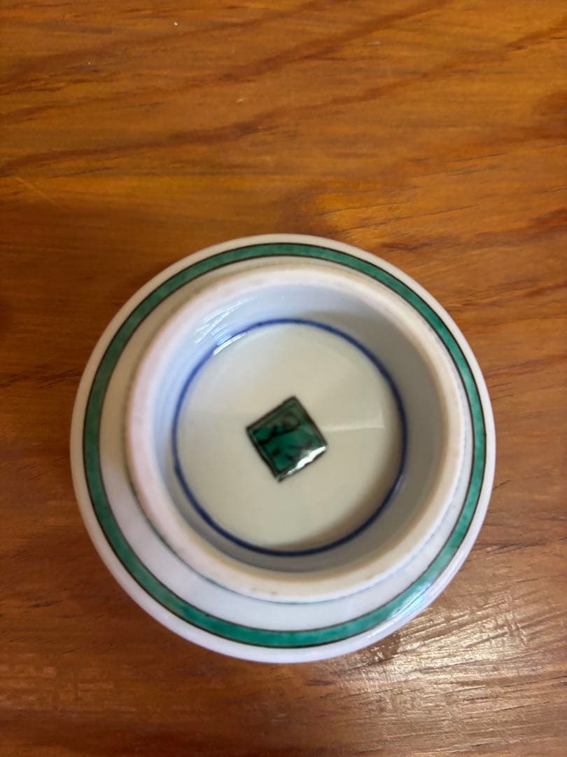 九谷焼　名工故河上龍三作　盃