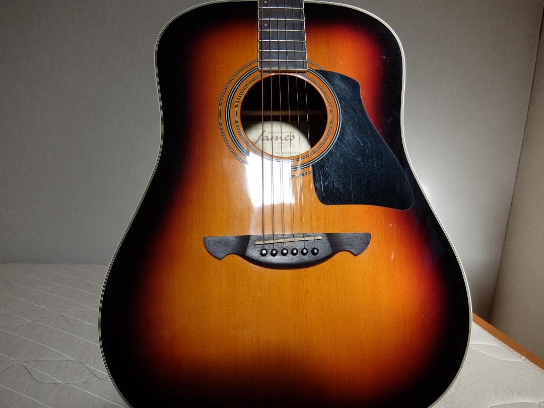 James アコースティックギター サンバースト　初心者向け