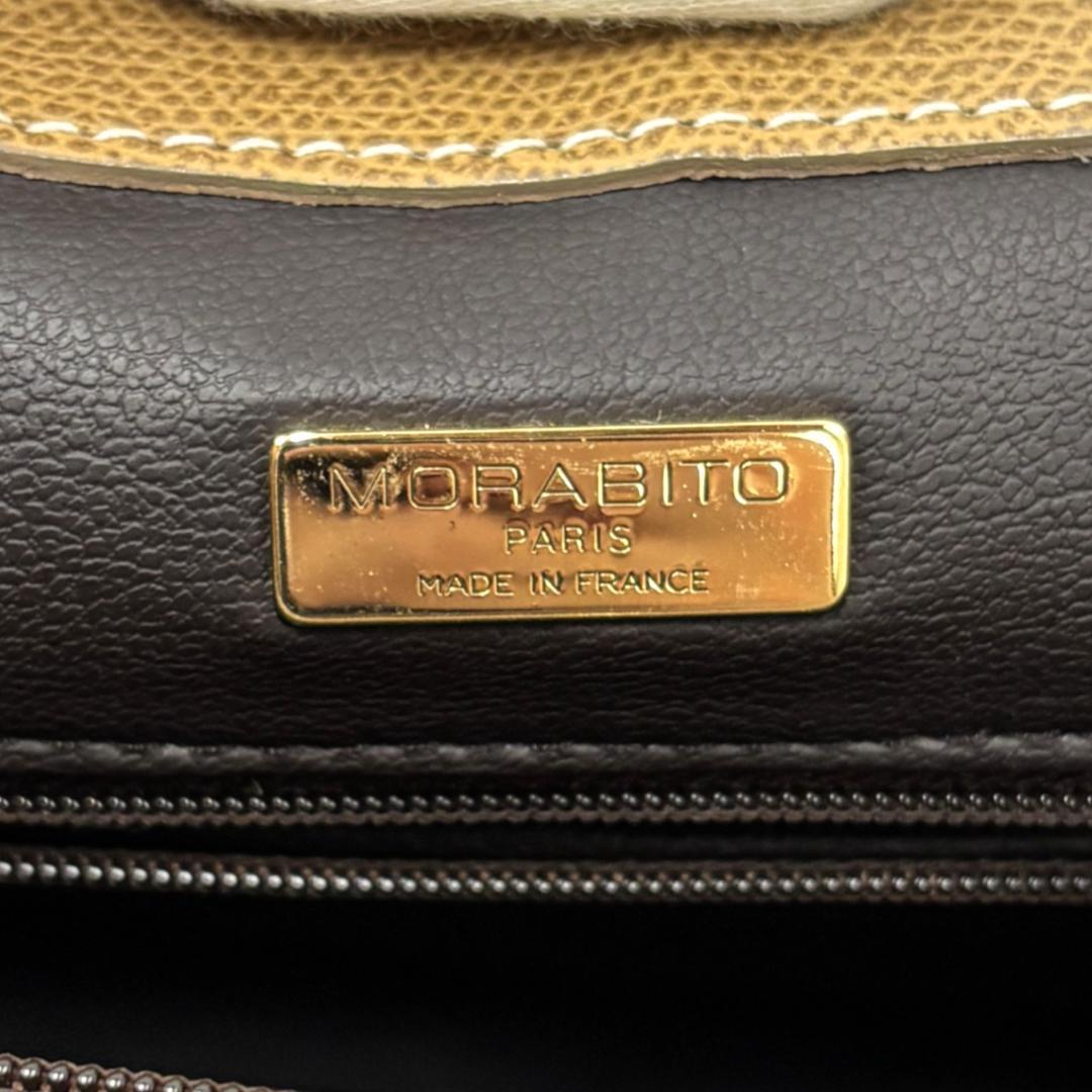 ☆希少カラー☆ モラビト　本革ターンロック　ハンドバッグ　トート　ゴールド金具