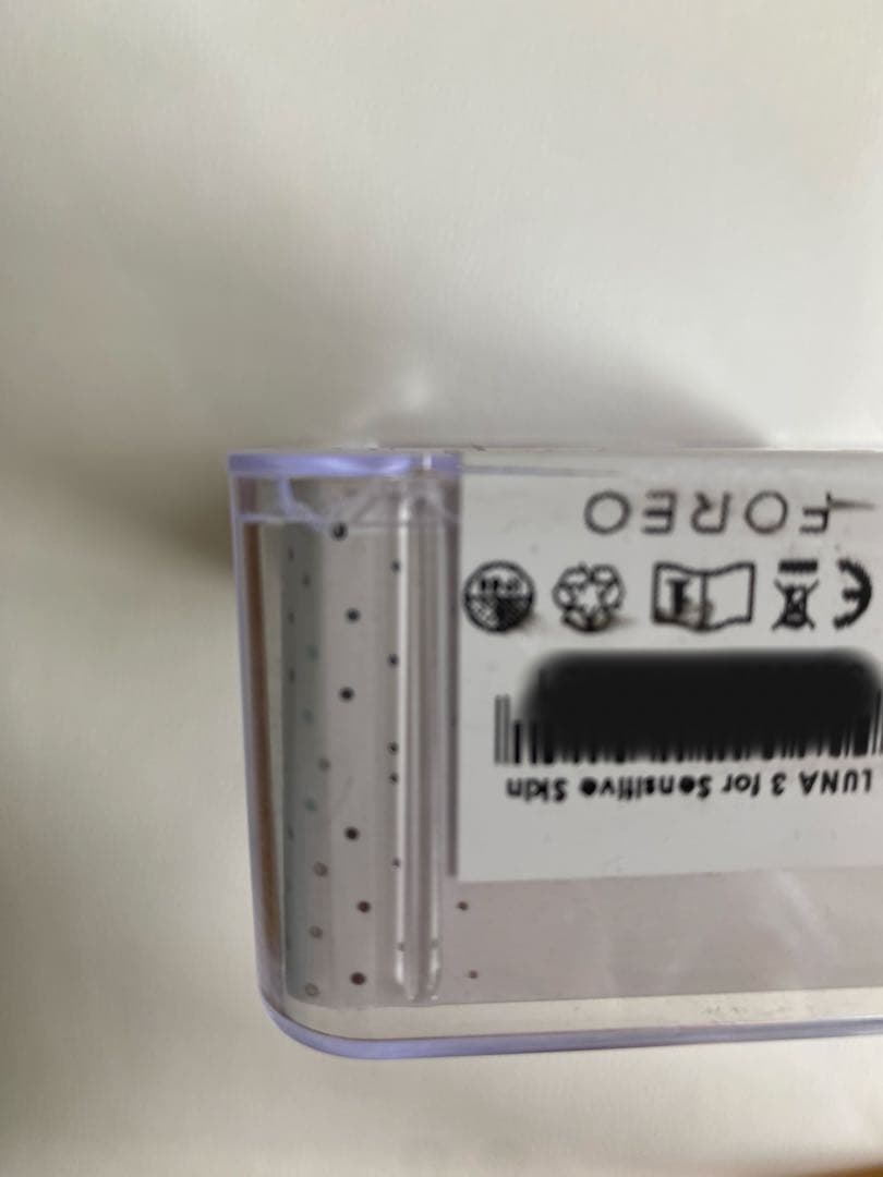 新品未使用FOREO LUNA 3 洗顔ブラシ パープル ケースに傷あり