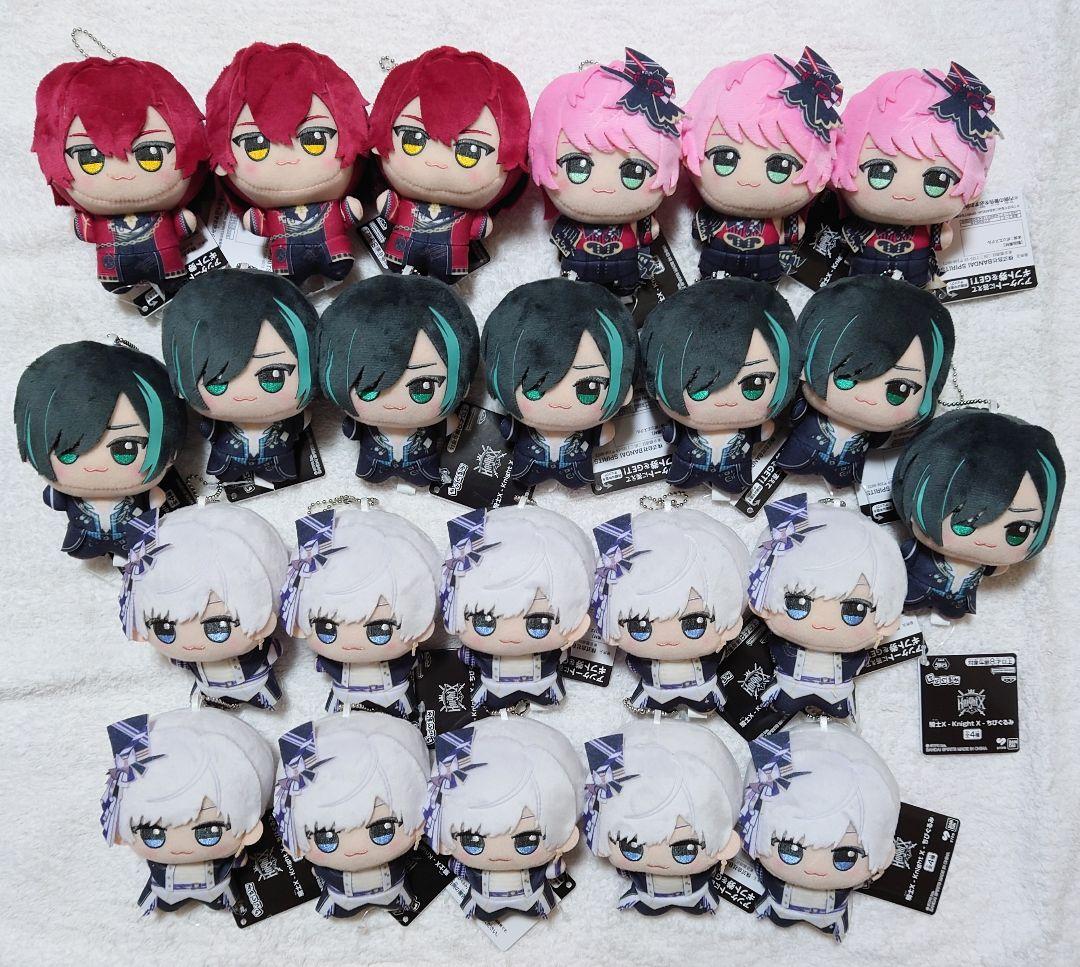 騎士X ちびぐるみ 23個セット ばぁう てるとくん しゆん タケヤキ翔