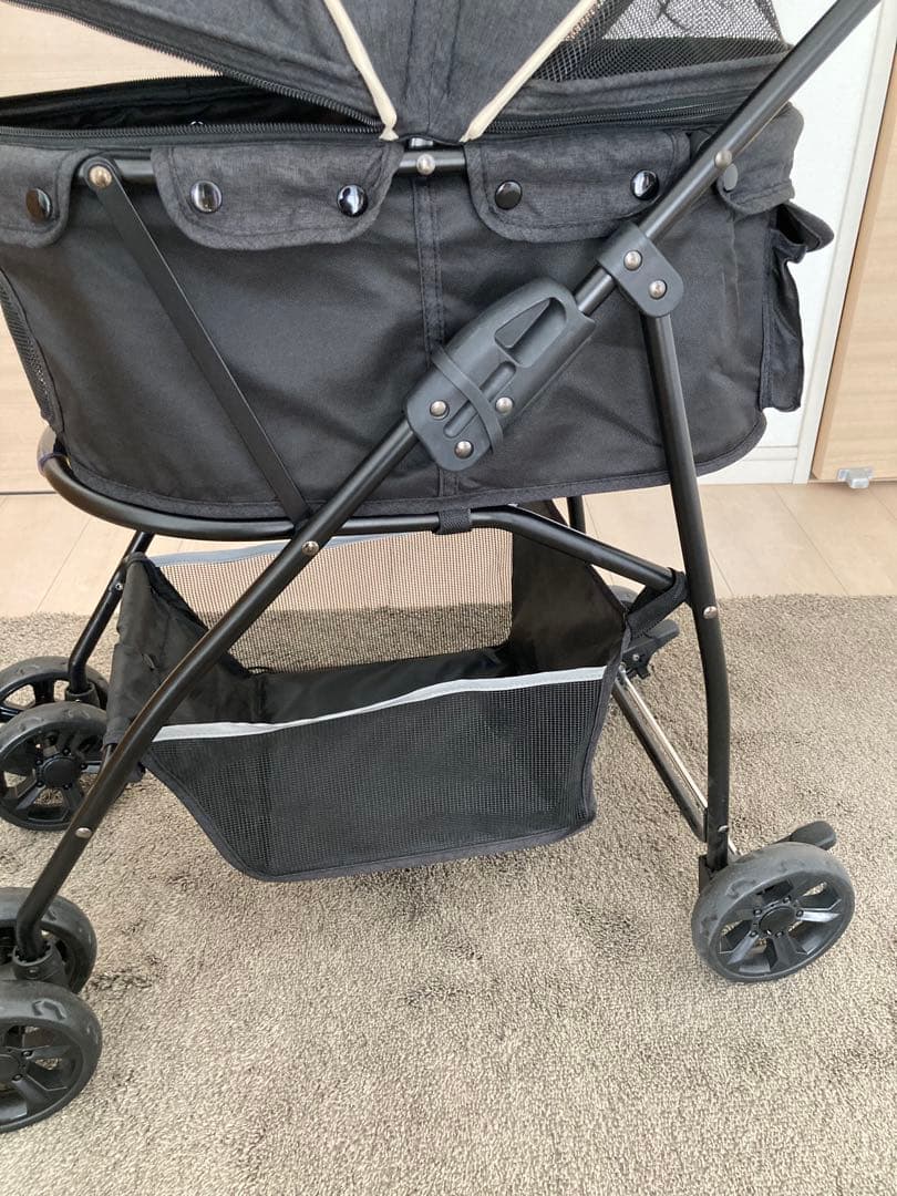 美品⭐️ペットパラダイス犬用カート　黒