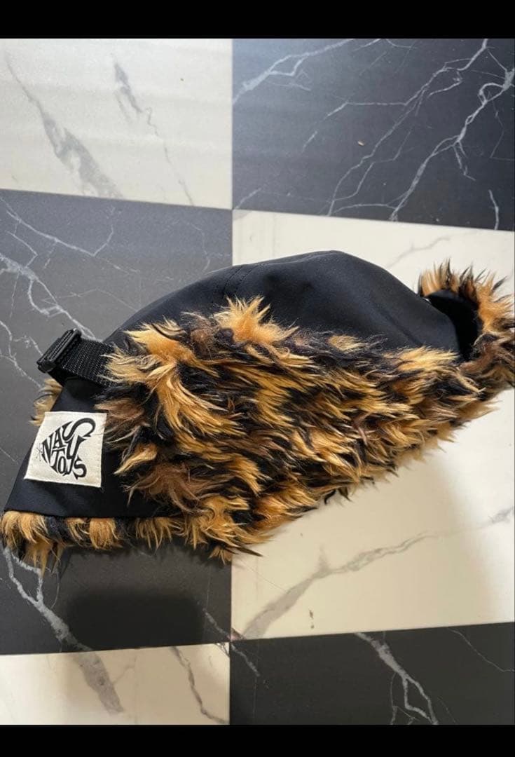 NASTOYS フライトキャップ ブラック&レオパード シガナイ　森下直哉着用