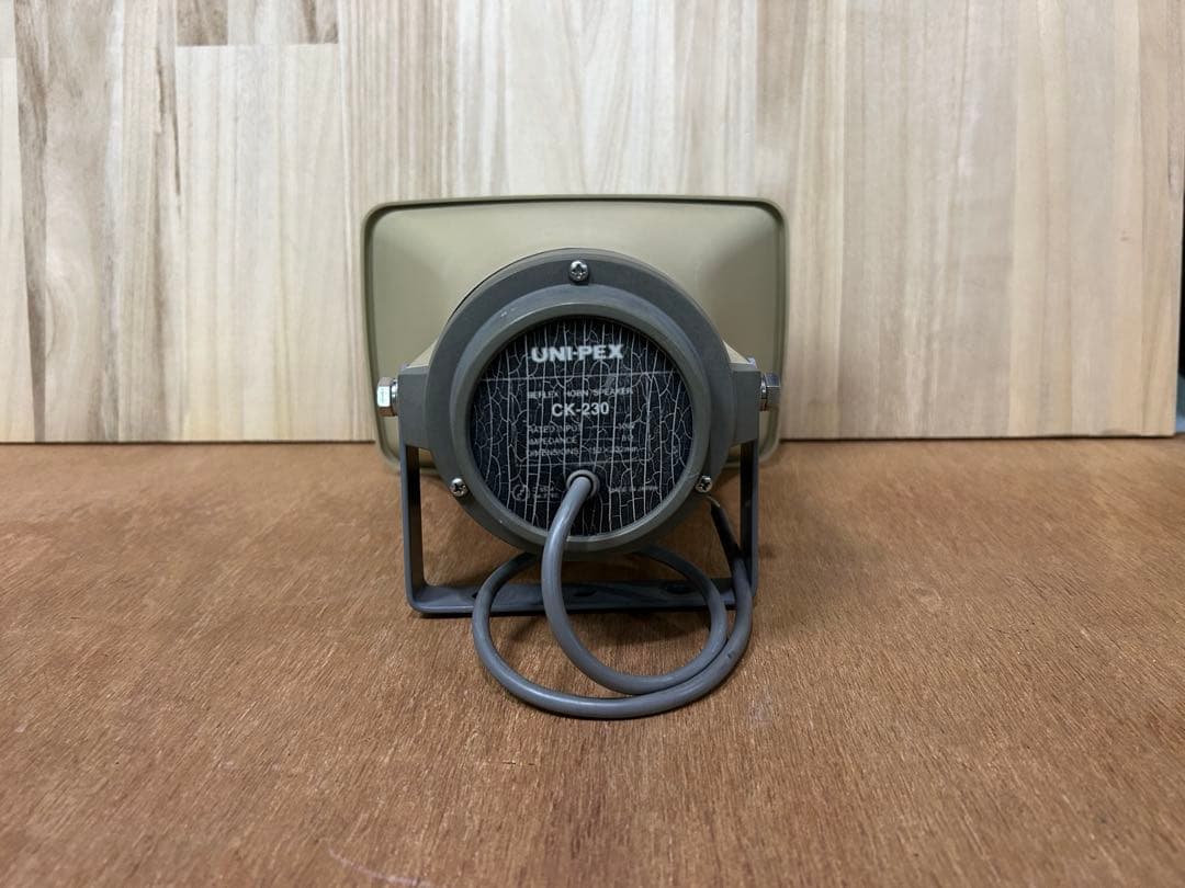 廃盤UNI-PEXユニペックス CK-230 拡声器 動作確認済音鳴ります　旧型