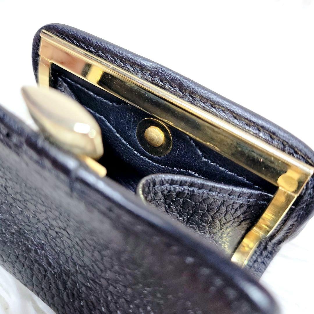 美品✨クリスチャン ディオール Dior ケース 小物入れ がま口 シボ革