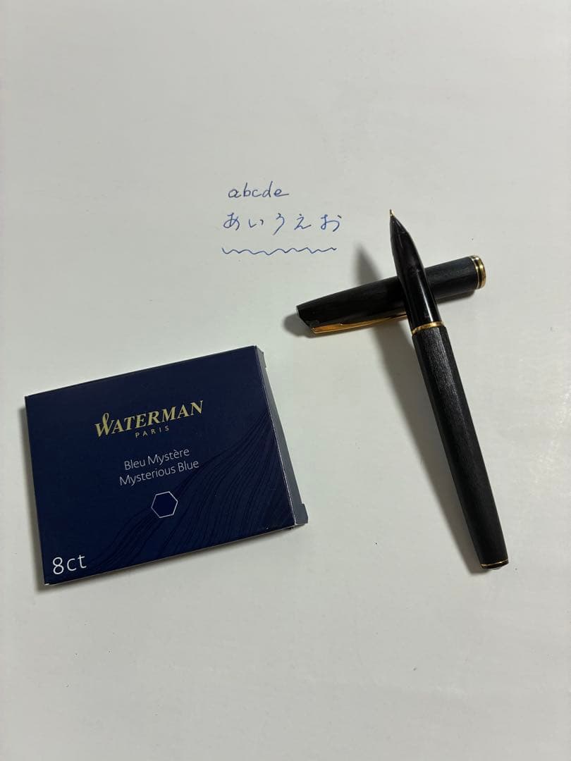 ◆ウォーターマン 万年筆 18K750 刻印有り　旧ロゴ