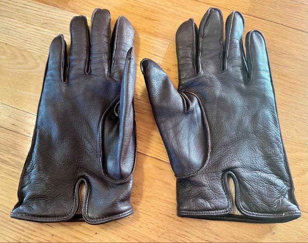 DENTS 重厚 ヘリテージコレクション ヘアシープ 7.5 カシミヤ裏地 茶