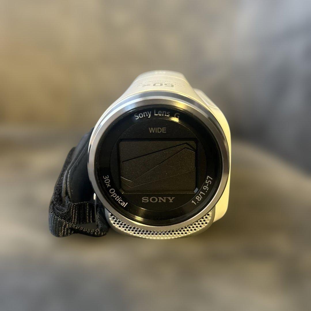 【美品】SONY ビデオカメラ HDR-CX680 ホワイト