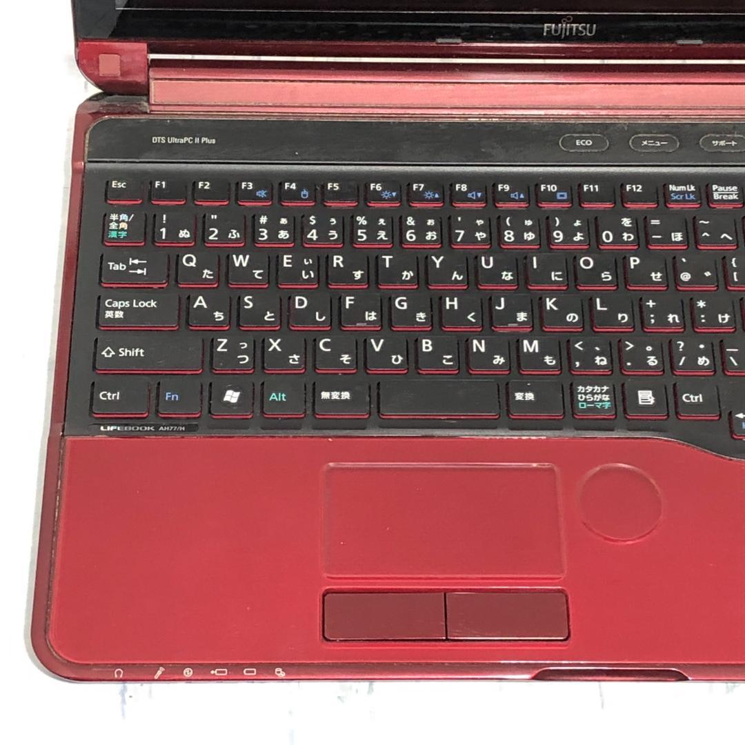 富士通 ノートパソコン本体 Core i7/SSD640GB/8GB/Win10