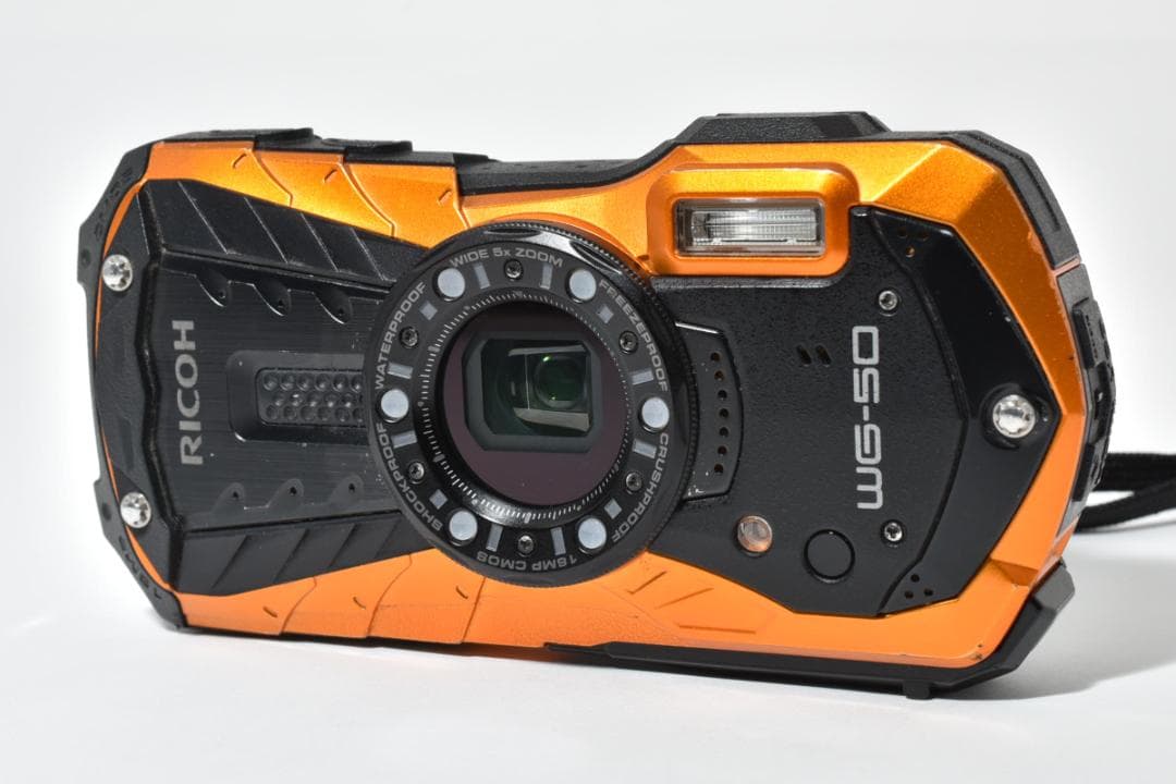 【美品】RICOH WG-50 オレンジ　動作確認済