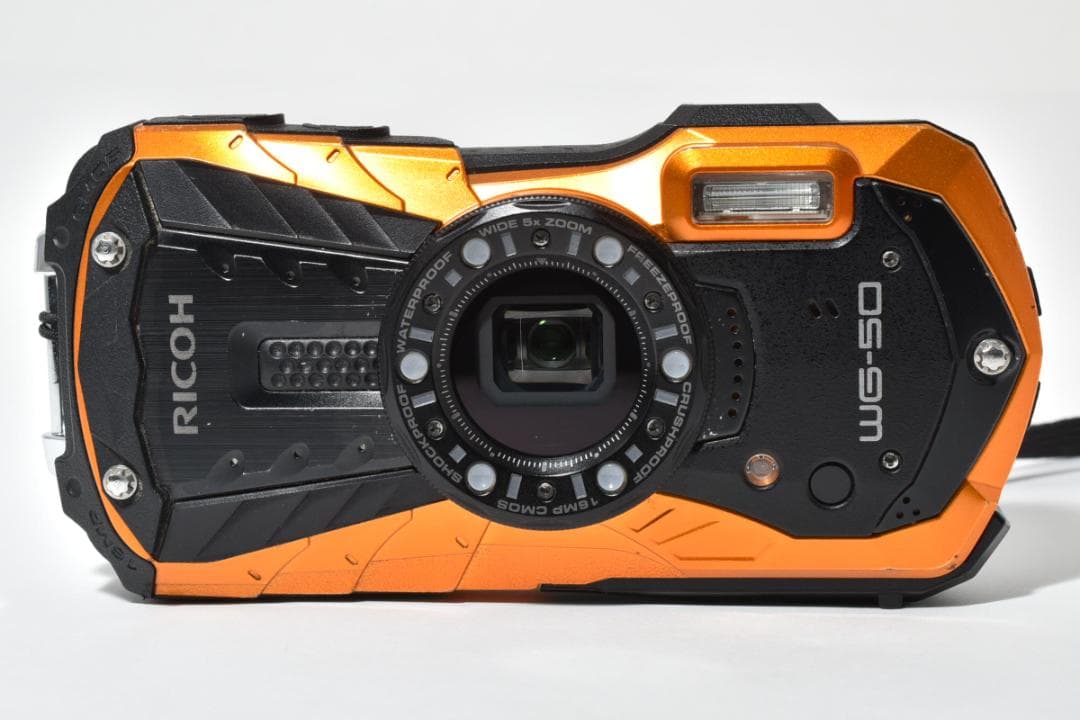 【美品】RICOH WG-50 オレンジ　動作確認済