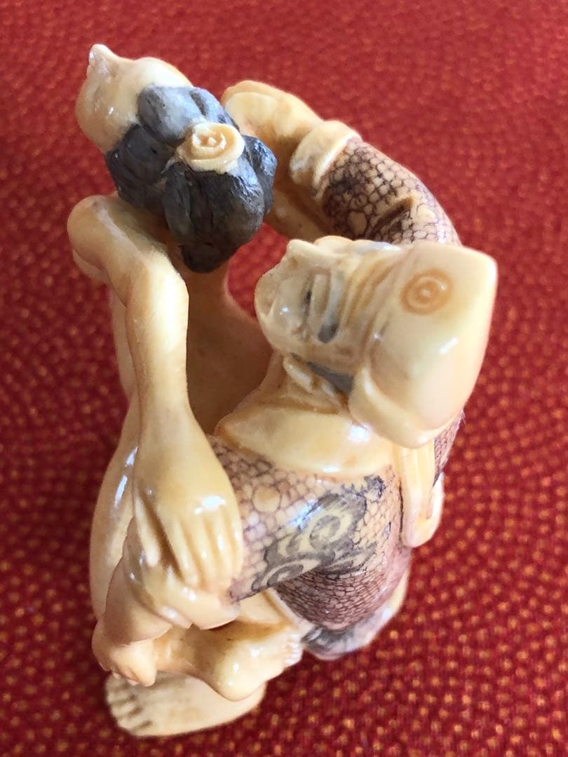 インテリア根付春画裸婦人物透かし彫り現品