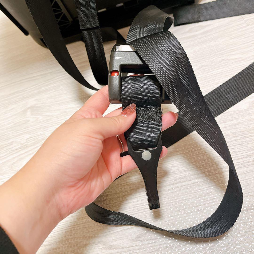 クレイドル オーカモバイルシート ジュニアシート ブラック isofix