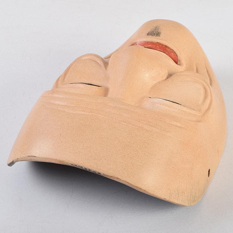 能面　能楽　雅楽　木彫　姥面　V　R9454