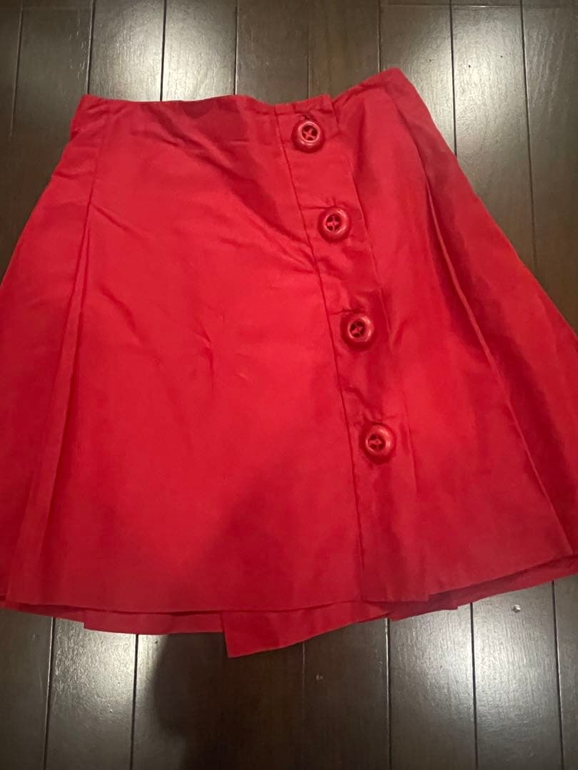 プラダ　PRADA フレアスカート プリーツ　40