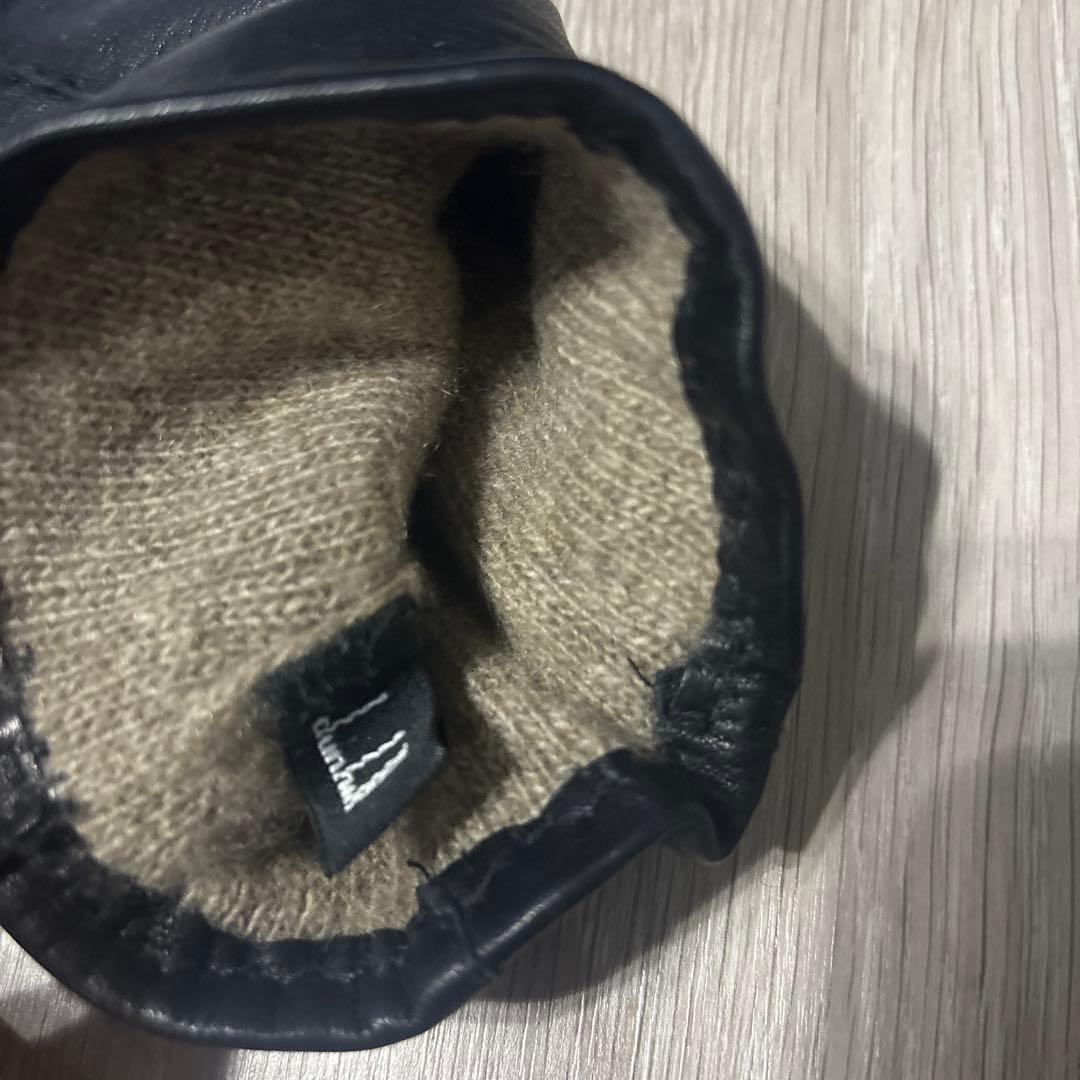 h*x様 Dunhill ダンヒル レザー カシミヤライニング グローブ　手袋