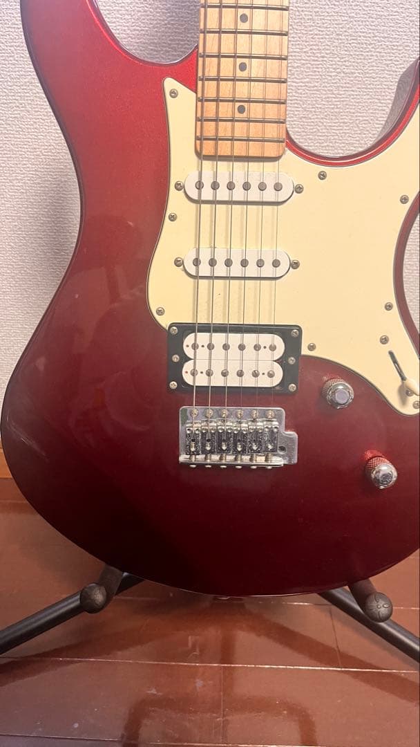 【24時間限定価格】ワインレッド エレキギター シングルコイル