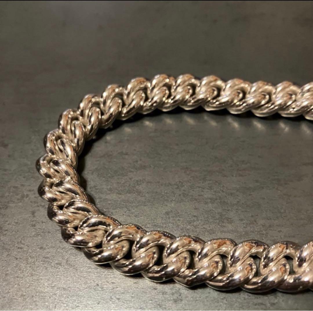 SILVER925 FLAT LINK BRACELET/シルバー/ブレスレット