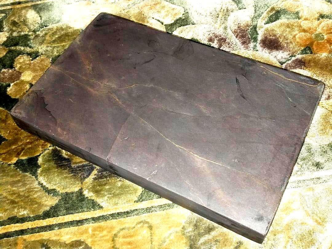 ♥中国　端渓　硯　3.6ｋｇ　端渓硯　老坑　水巌　火捺