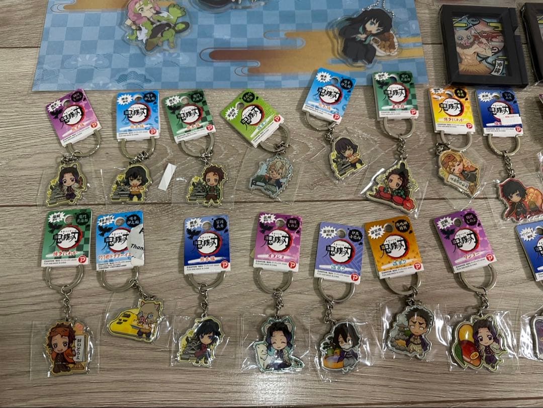 鬼滅の刃 全集中展 静岡会場限定 アクリルチャーム 日本限定ご当地 キーホルダー