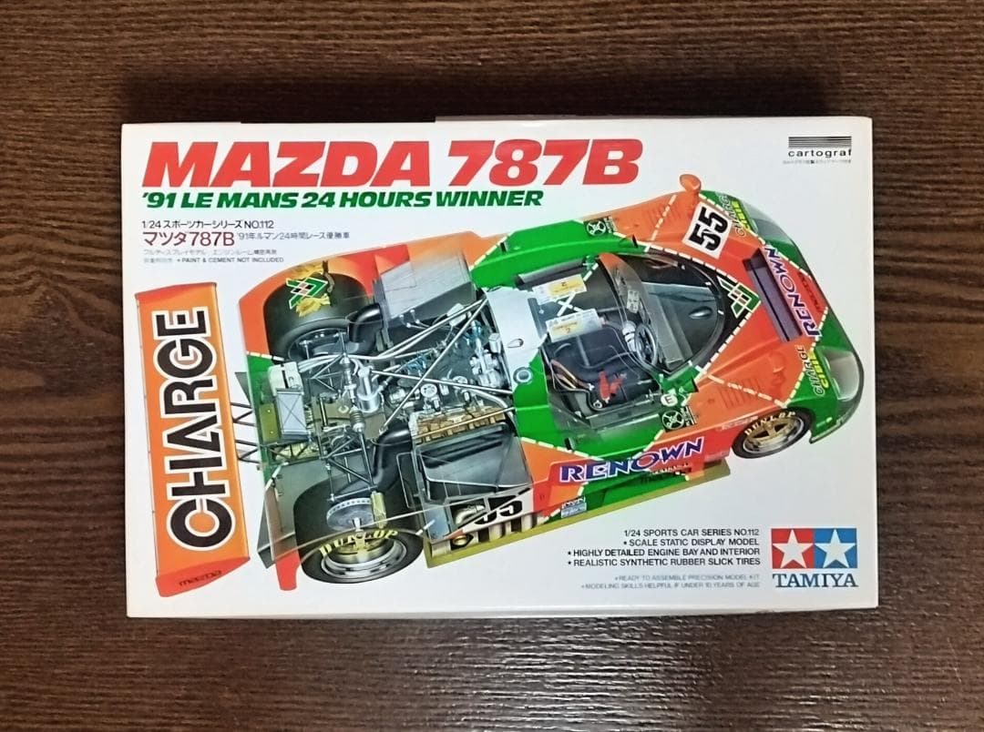 値下：タミヤ MAZDA 787B 1/24 カルトデカール ST27エッチング