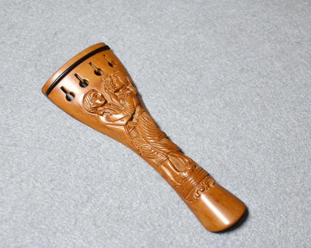 ◆フィッティング 彫刻 Pair BoxWood 4/4